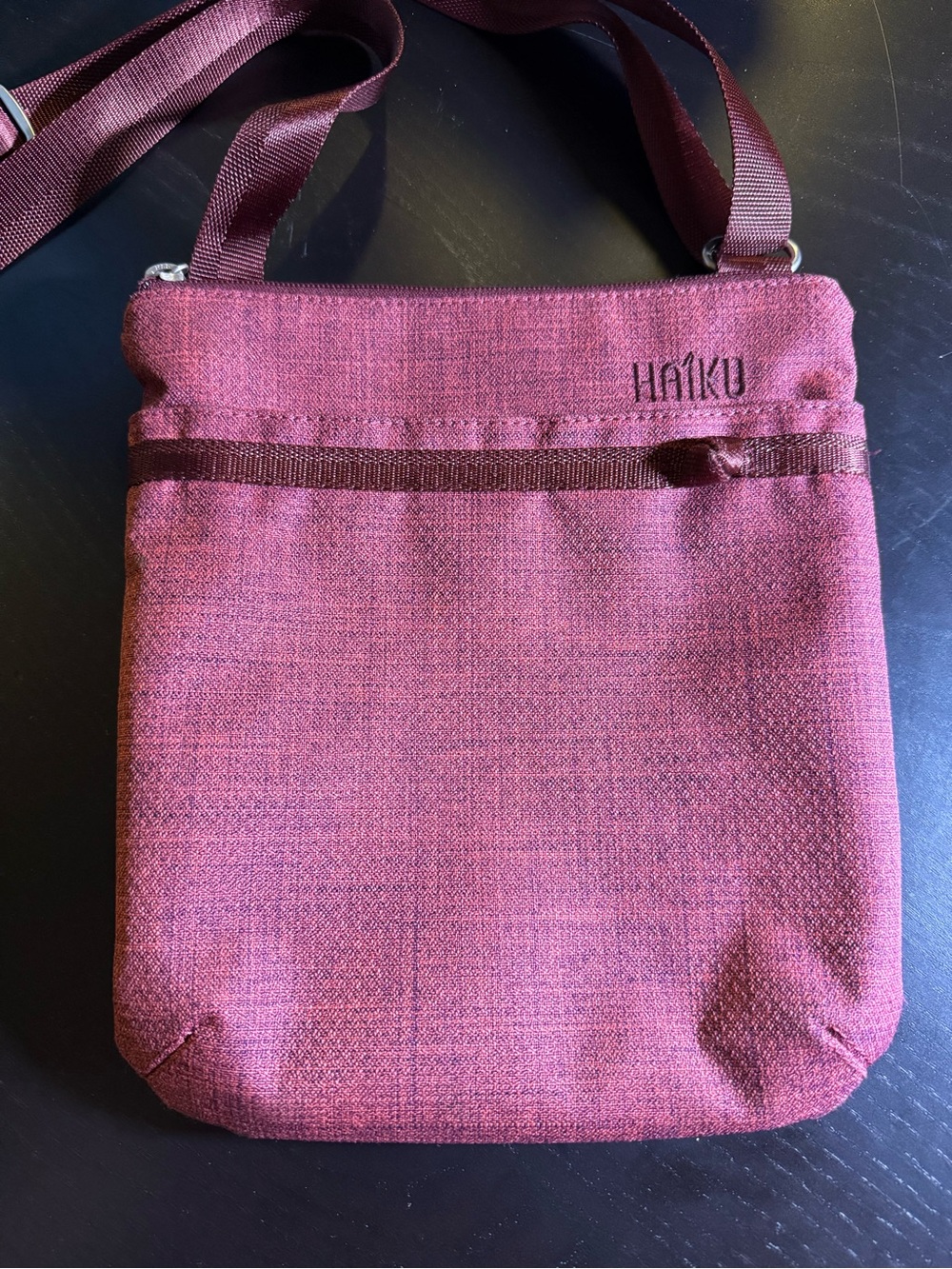 Haiku Revel Crossbody Burgundy Bag Purse Adjustable Strap New Without Tags